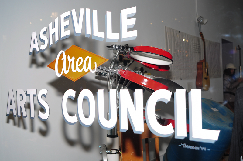 Asheville Area Arts Council Bumcombe Built art show