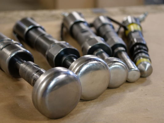 pneumatic hammers for handpan making