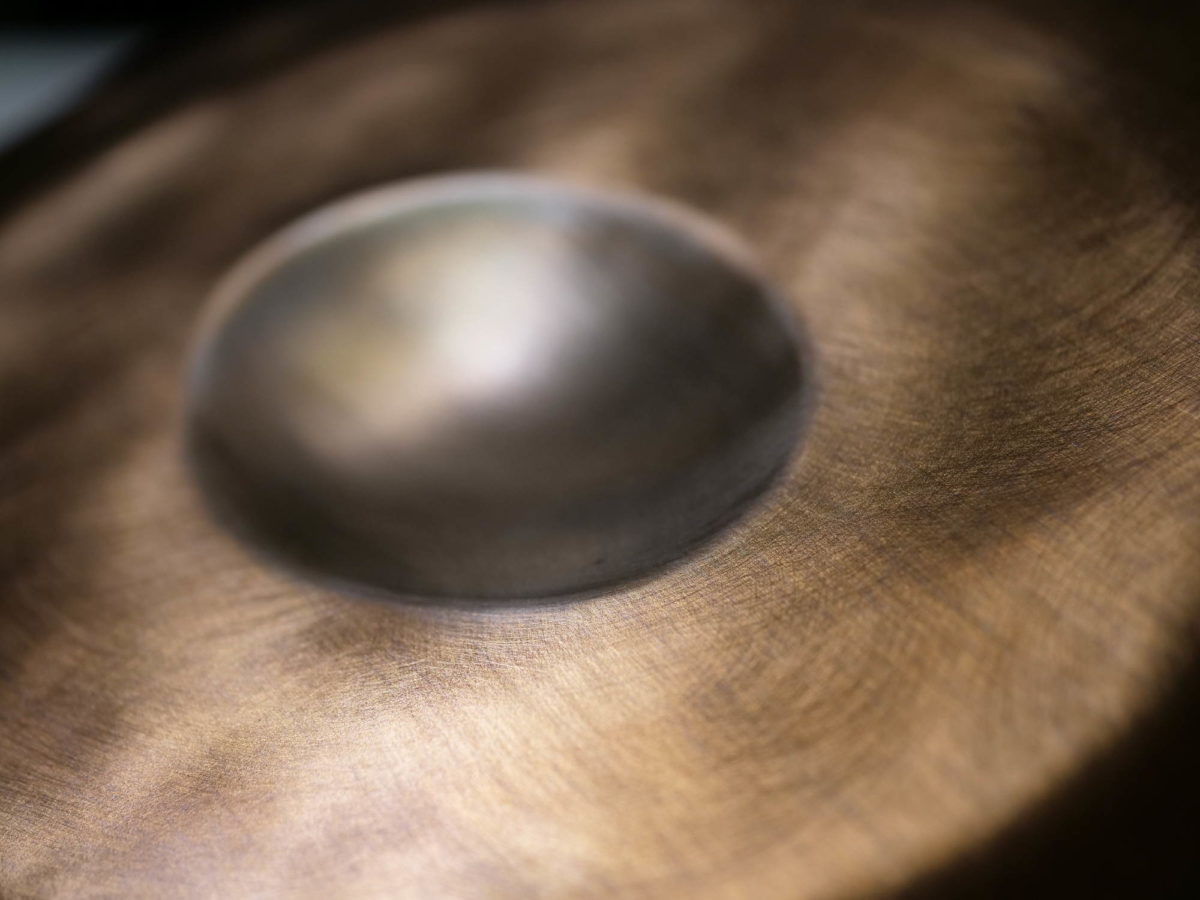 stainless steel handpan note dimple